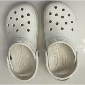 Crocs White Classic Clog Size Junior 5